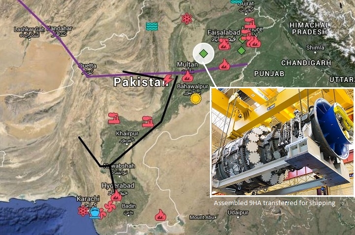 Location of Haveli RLNG power project