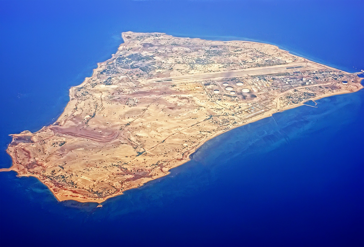 Aerial picture of Siri Island