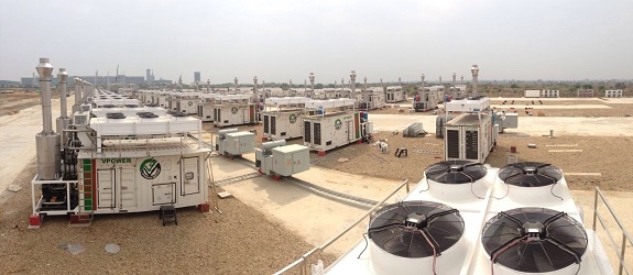 VPower plant with MTU genset in Myanmar