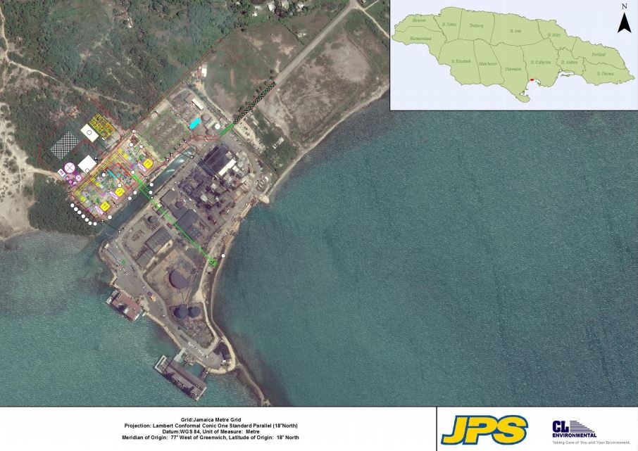 Site of JPS' 190-MW power project