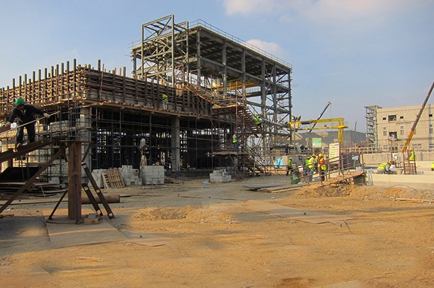 Banha CCGT during construction