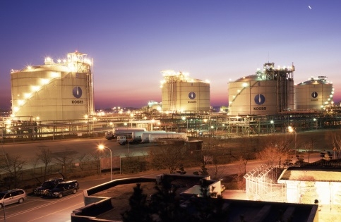 View of Kogas’ Pyeongtaek LNG terminal