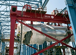 First gas turbines arrive at Beni Suef