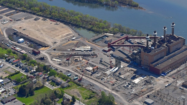 The Hummel station is under construction in Pennsylvania