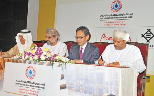 Deal signing for the Ibri Sohar-3 project