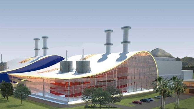 Render of Belfast Power Plant