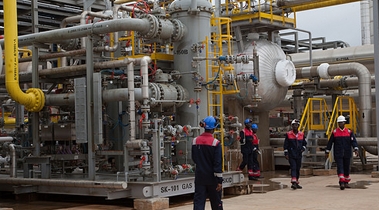 Gas processing at Atuabo