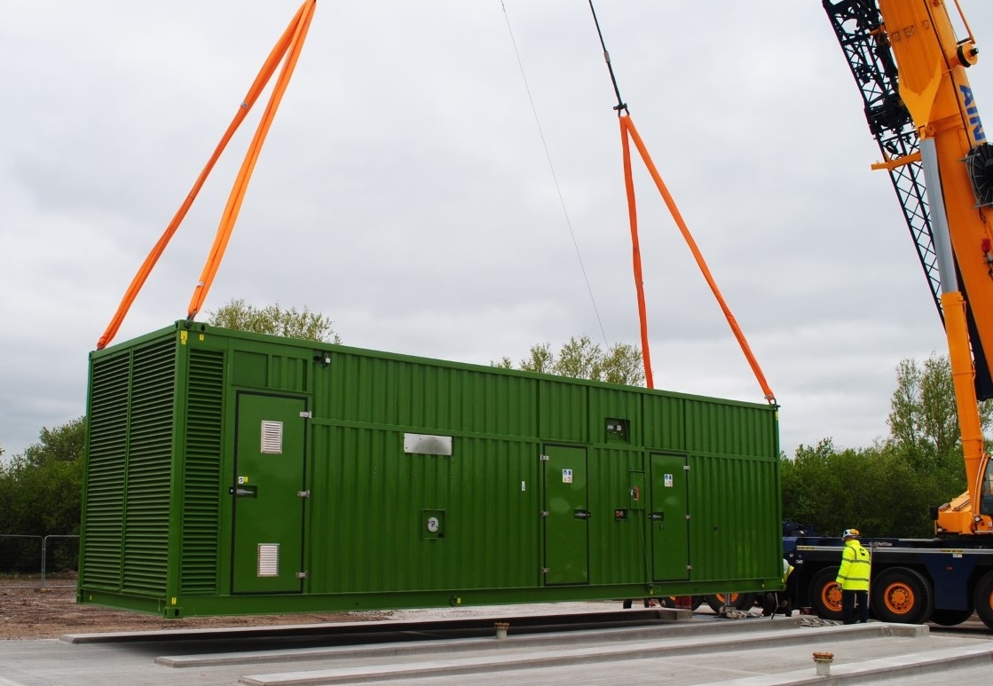 Delivery of Cummin Genset to UKPR site