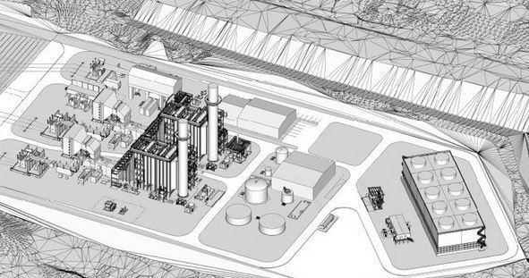 Render of Moundsville CCGT