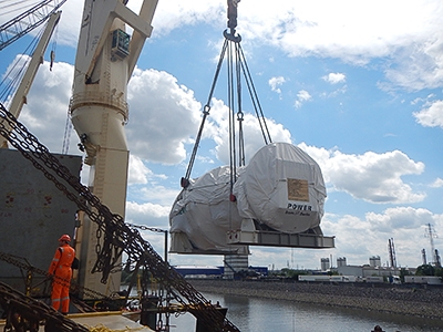 GT5-4000F during shipment to Iran