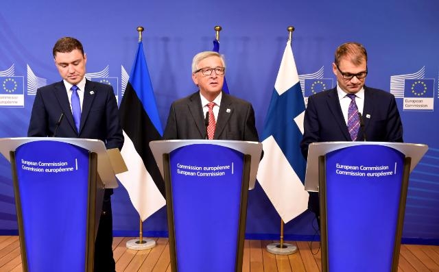 Taavi Roivas, Jean-Claude Juncker, Juha Sipila