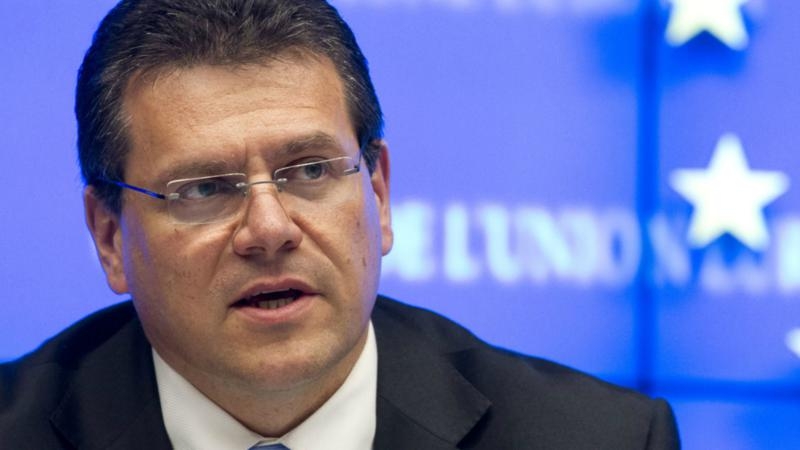 The vice-president for Energy Union Maros Sefcovic [source: Euractiv]