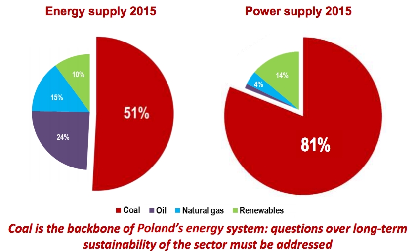 Poland's energy mix [source: IEA's Fatih Birol's country review presentation]
