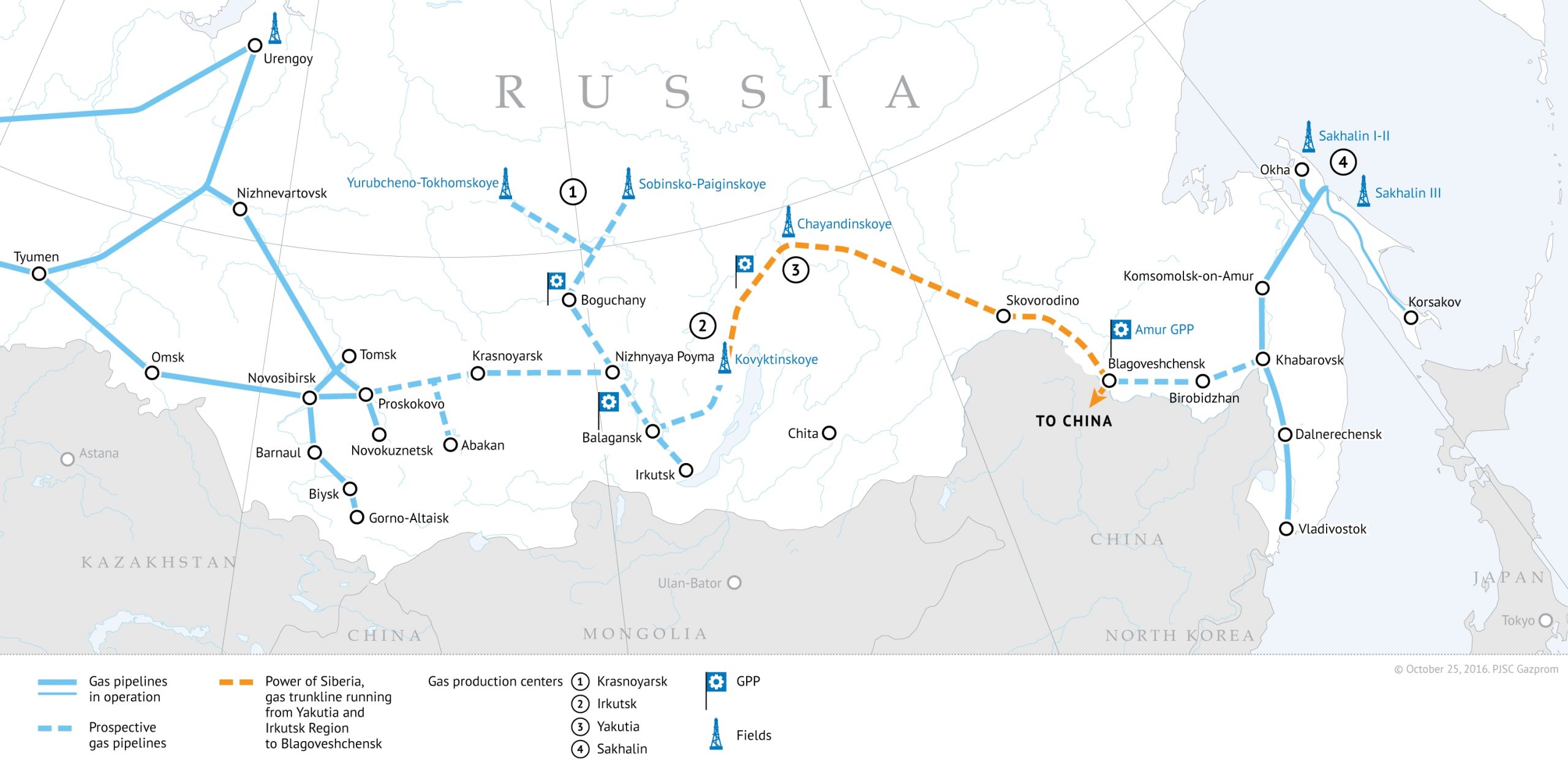 Eastern Russia gas network [source: Gazprom]