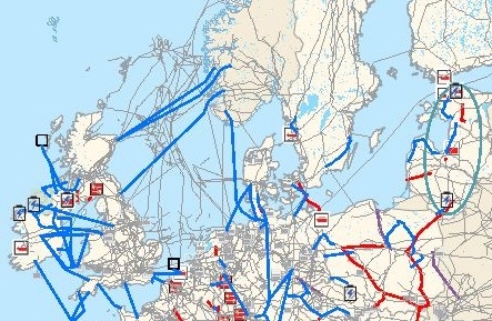 Nordic part of the envisaged 'European Supergrid'