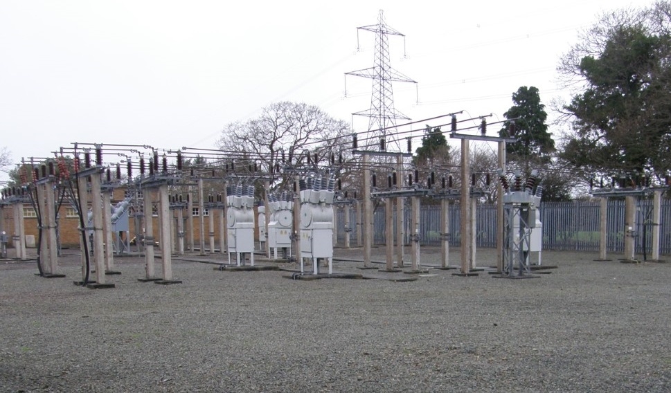 The 33-kV substation in Bangor, UK
