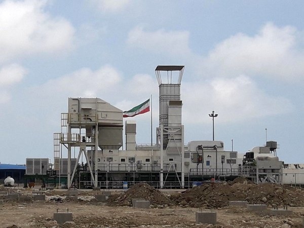 One of the 25-MW mobile generators that was just connected to the Iranian power grid