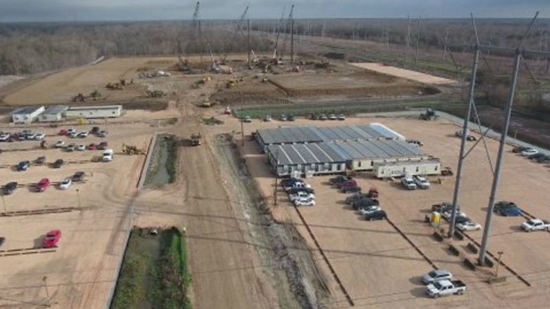 Early construction on Lake Charles Power Station (994MW)
