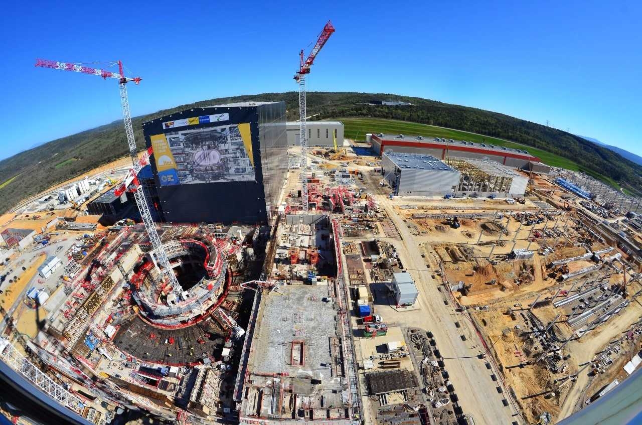 ITER construction site in southern France