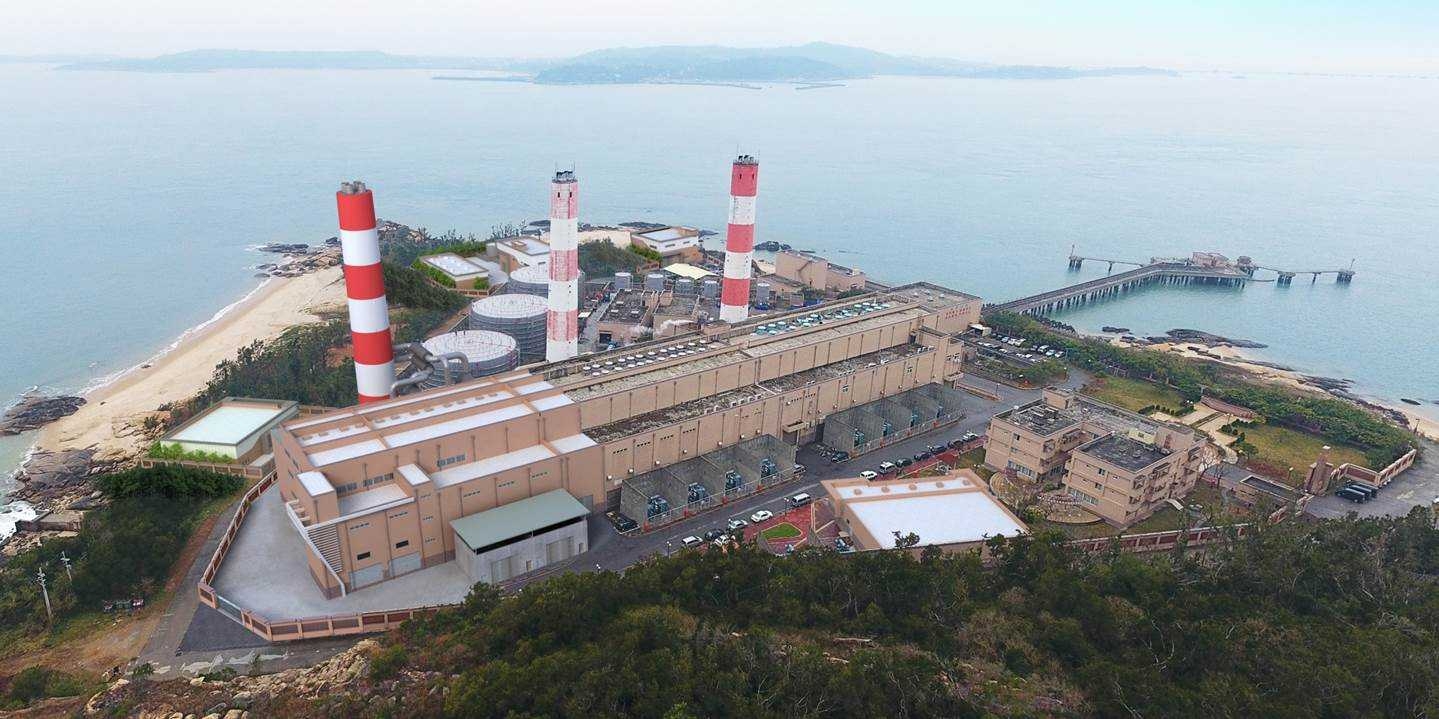 Rendering of Ta-Shan Power Plant, after the expansion