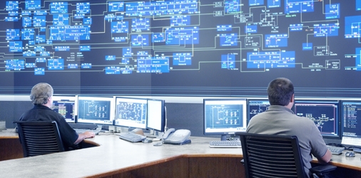 Control room, enhanced with ABB Ability