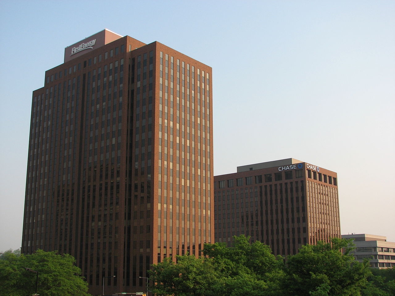 FirstEnergy headquarters in downtown Akron, Ohio.