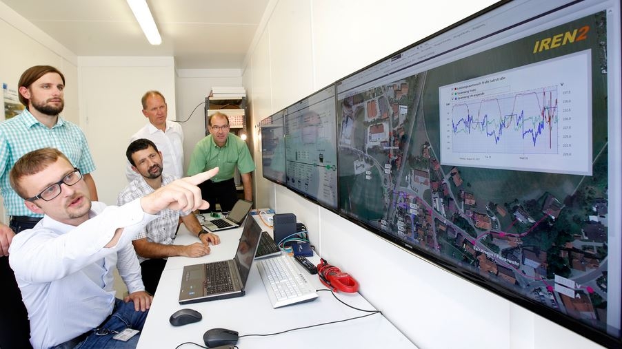 Testing of the microgrid in the Allgäu