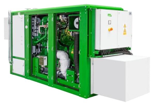 Aura system, a gas CHP plant