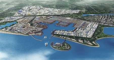 Hambantota port development and industrial park