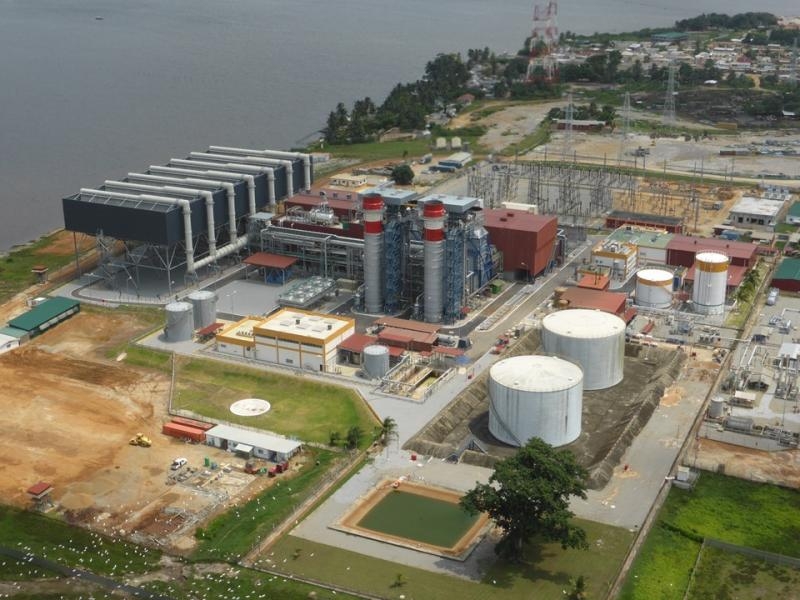 Azito Power Plant in the Ivory Coast