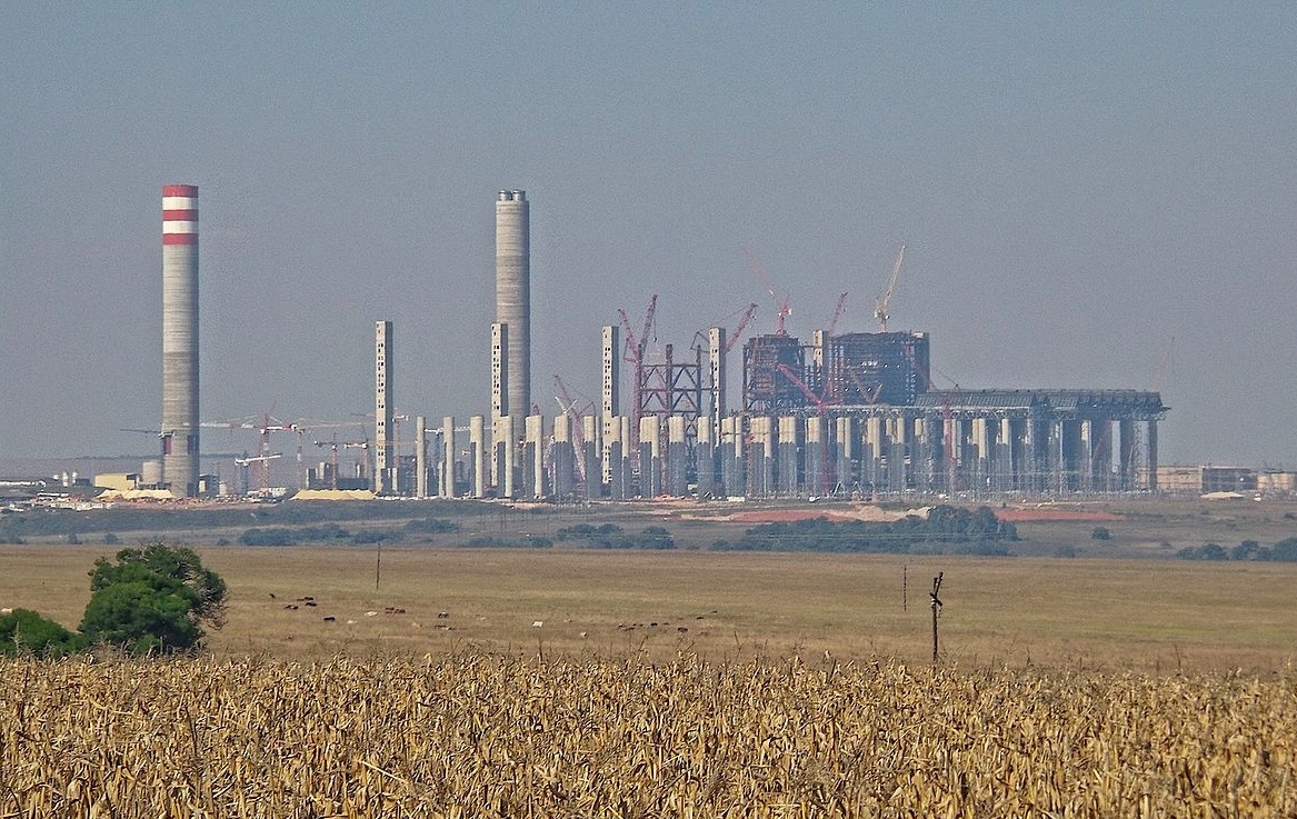 Kusile construction seen from the N4 road