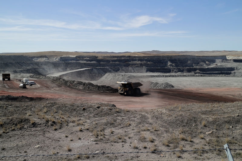 Eagle Butte coal mine outside Gillete, Wyoming