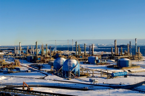 Kårstø processing plant north of Stavanger