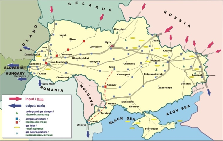 Ukraine's gas transmission system