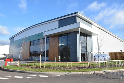 Render of new manufacturing plant of Material Solutions Ltd.