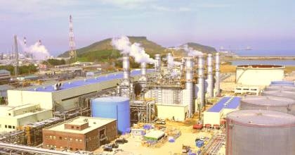 S’Korean power station, operating on low-sulphur residual fuel oil