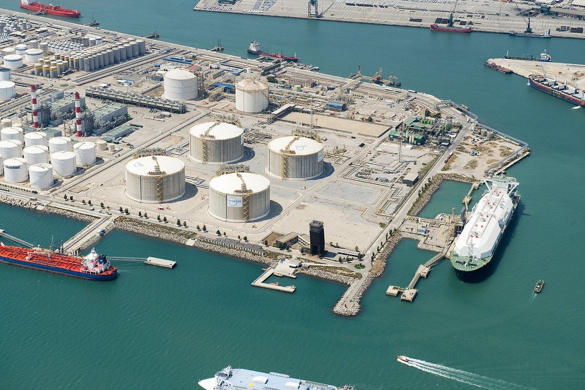 Enagas LNG terminal in Barcelona