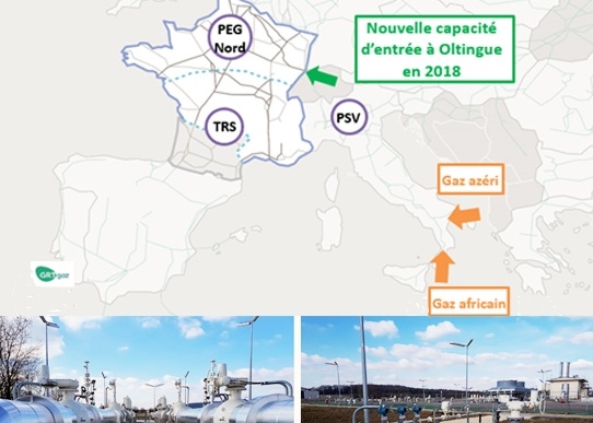 Source: Map taken from GRTgaz network 10-year development plan 2017-2026