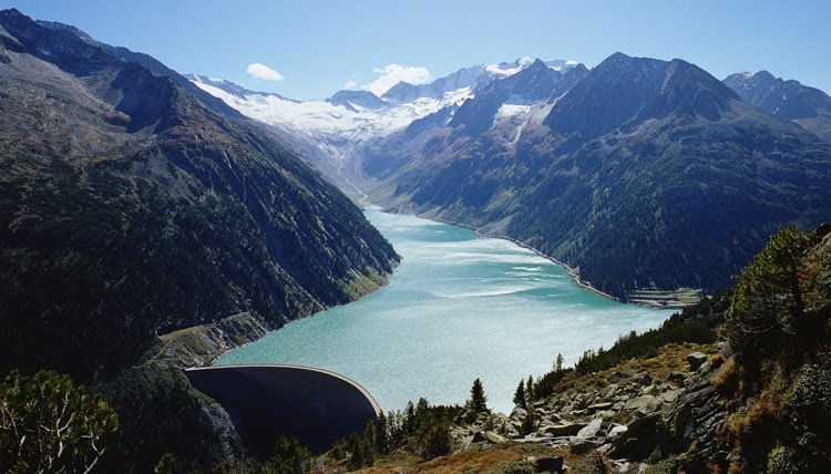 Verbund’s pump storage hydropower plant at Schlegeiss