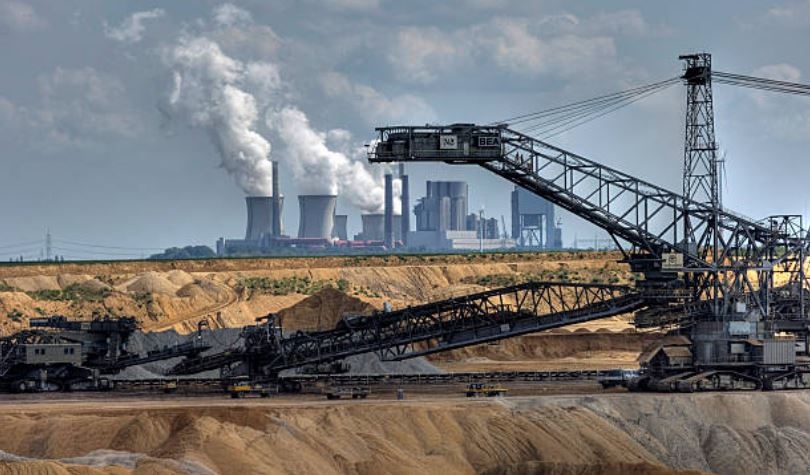 RWE's lignite mining at Garzweiler, Germany