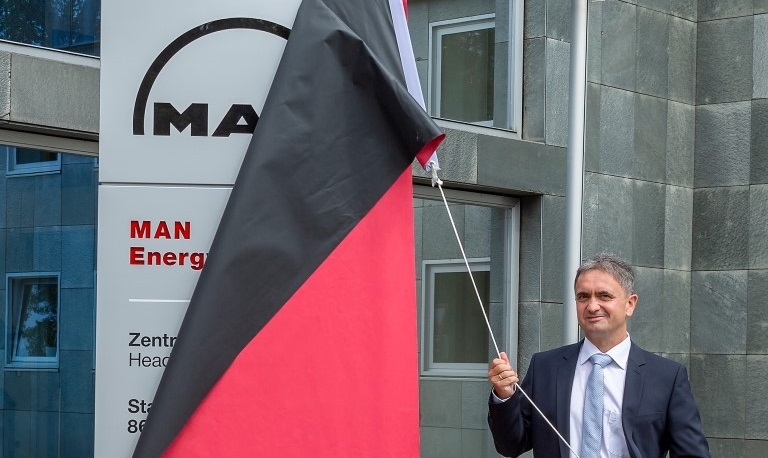 Uwe Lauber, CEO MAN Energy Solutions unveils the new company name
