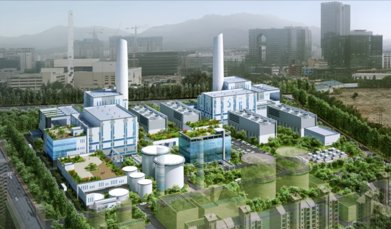 Render of GS Power’s Anyang CHP