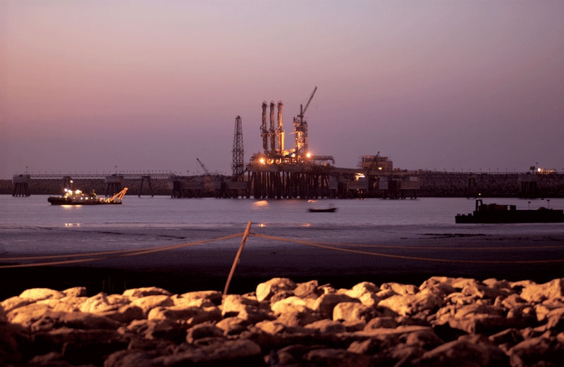 Hazira LNG regas terminal in Gujarat, India