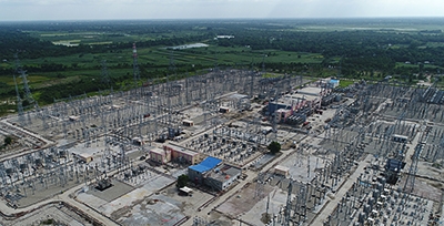 View of Bherama HVDC back-to-back link