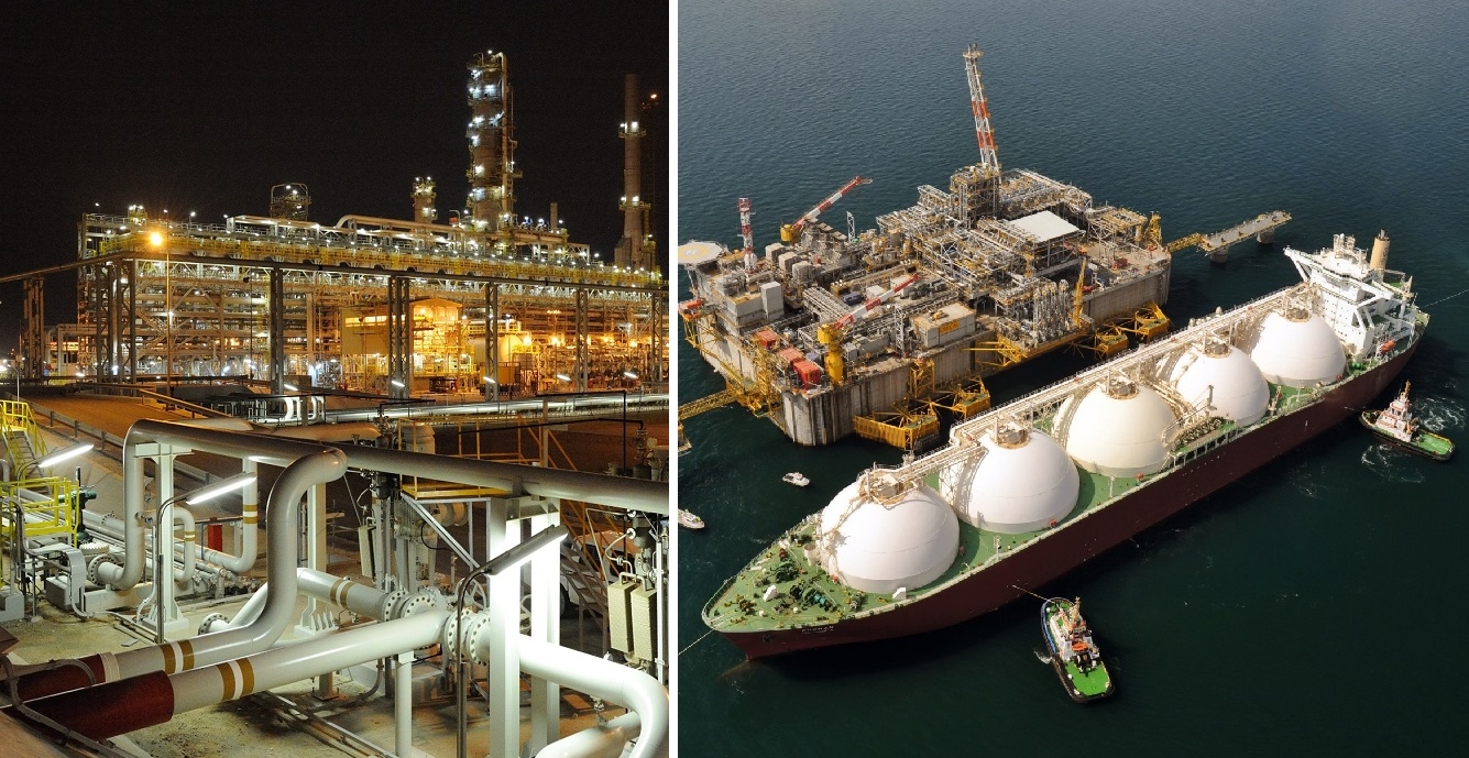 Qatargas II liquefaction plant at Ras Laffin Industrial City