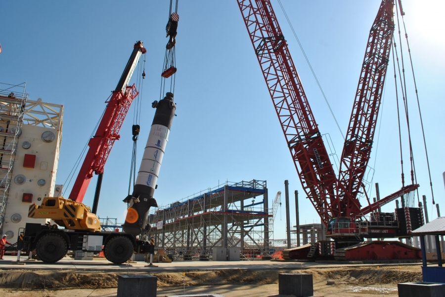 Construction is ongoing for Amur GPP