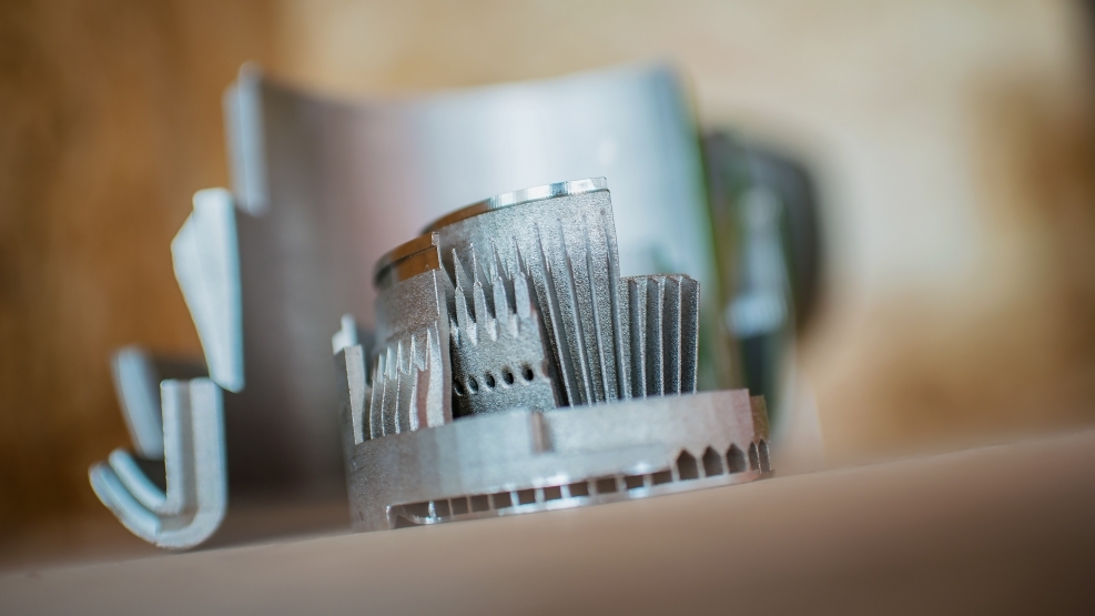 3-D printed gas turbine component