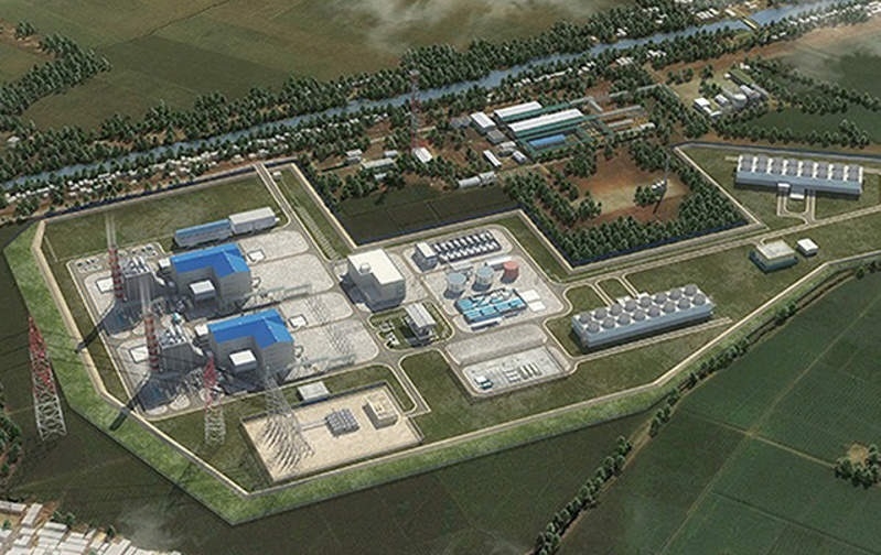 Render of the 1,760 MW Jawa-1 LNG-to-Power project