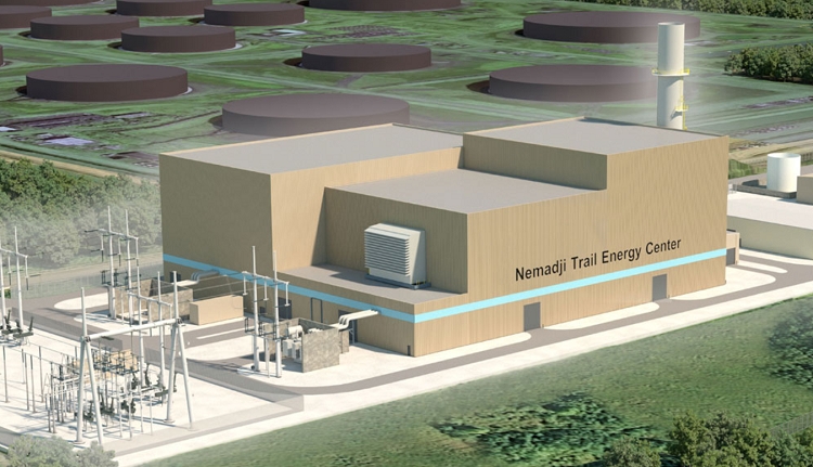Render of Nemadji Trail Energy Center
