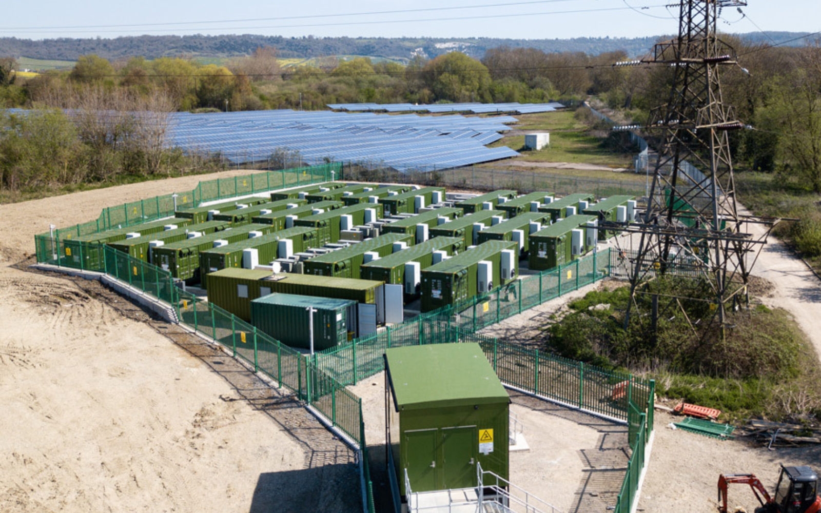 Zenobe battery energy storage site in the UK